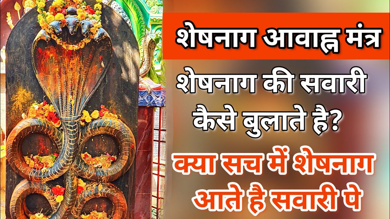 शेषनाग भगवान की सवारी कैसे बुलाते है शेषनाग आवाह्न मंत्र क्या है? शेषनाग शरीर पे कैसे आते है? Part 2