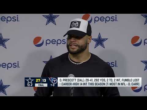 Dak Prescott Talks Cowboys Season Long Improvements Heightened Focus As Playoffs Near 