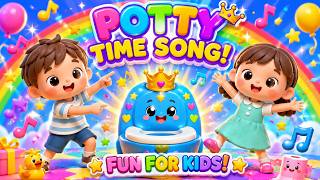 Potty Time Song for Kids 🎵 Fun Potty Training Song + Dance | Learn to Use the Toilet!