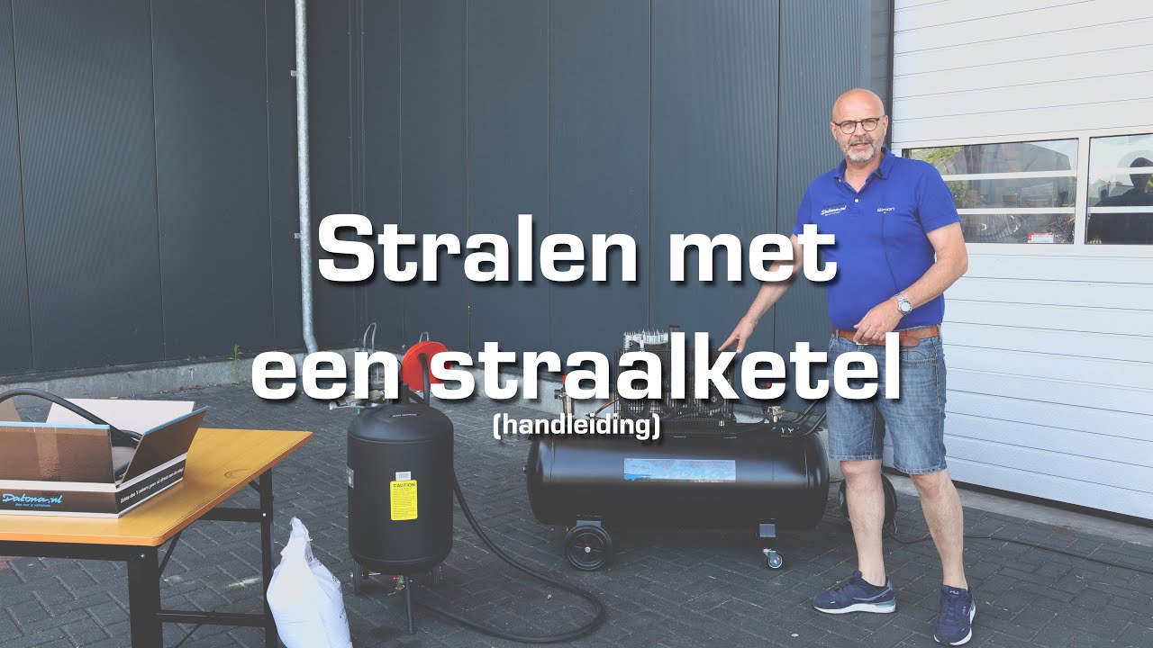 STRALEN MET STRAALKETEL & COMPRESSOR | COMPLETE UITLEG | Simon laat ’t zien | Datona.nl