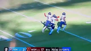 Player Profile David Long interception in the final seconds vs Commanders 10/09/22