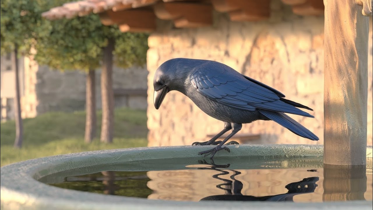काला कौवा 🐦‍⬛। Black crow poem | Kids Poem |