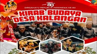 Live karnaval budaya desa Kalangan, Ngunut, Tulungagung