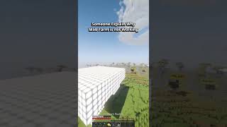 Someone Explain Why My Mob Farm Isn’t Working 🤨💀