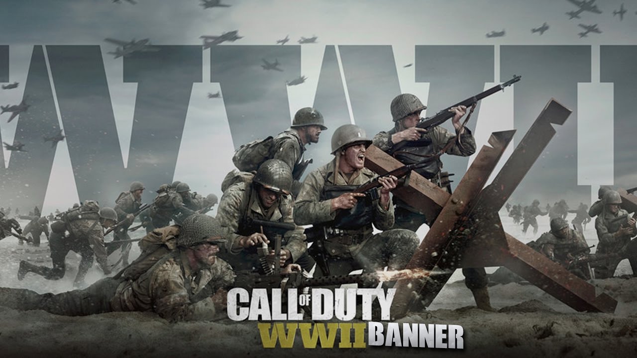 CALL OF DUTY WW2 YOUTUBE BANNER FREE DOWNLOAD - YouTube