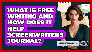 What Is Free Writing And How Does It Help Screenwriters Journal? - Screenwriter