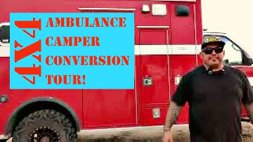 4x4 Ambulance Camper Conversion | #OVRERLANDBULANCE  | Van tour