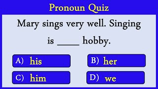 pronoun Quiz 11: CAN YOU SCORE 10/10?