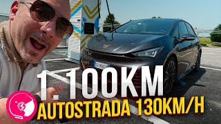 1000km Cupra Born 77kWh e-Boost LA SFIDA 135km/h - Tempi, Curva di ricarica, autonomia e COSTI!