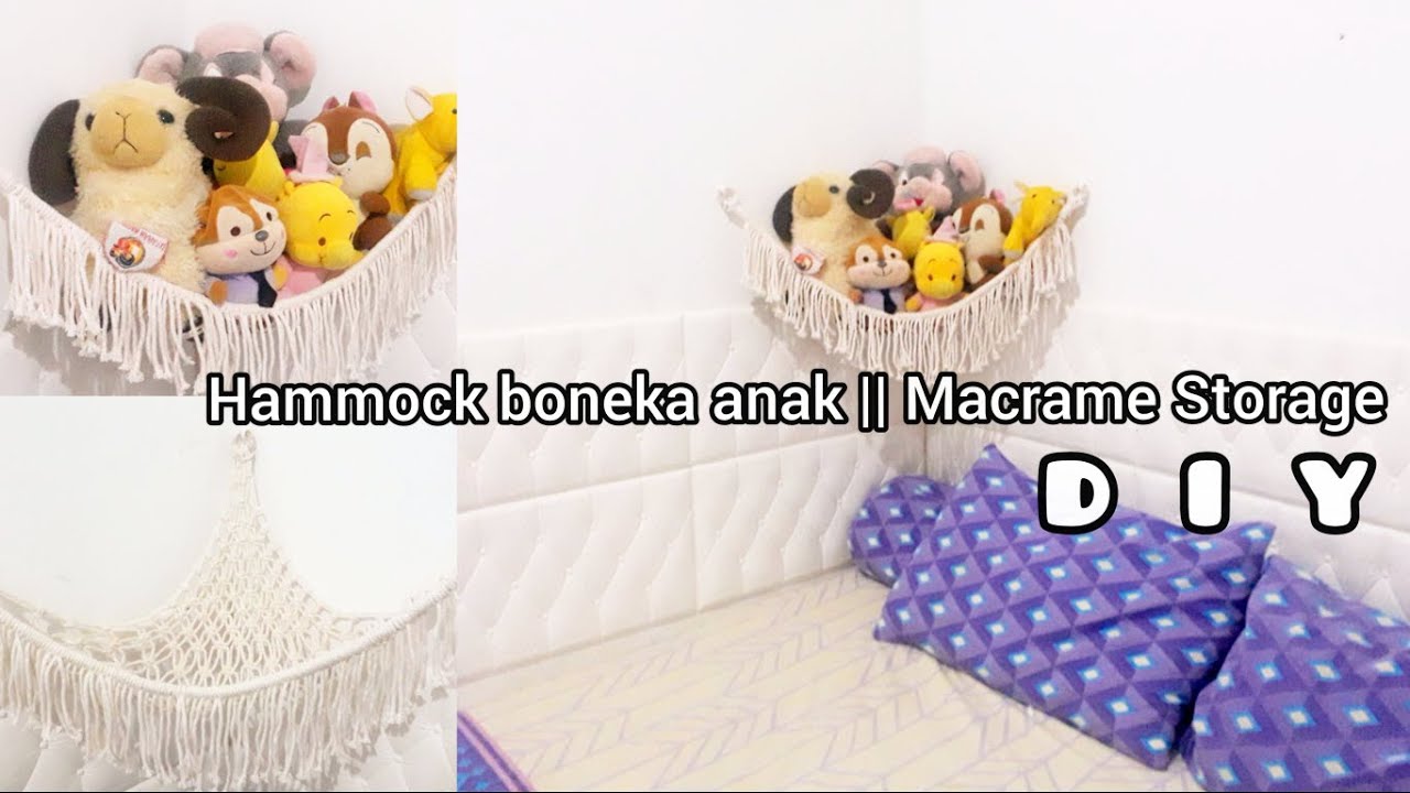 Beberes !!! Hammock boneka anak || Macrame Storage || DIY