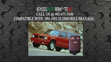 How To Replace Oldsmobile Bravada Key Fob Battery 1991 1992