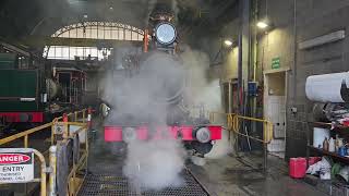 ABT No.3 in steam at Carswell Park Depot.