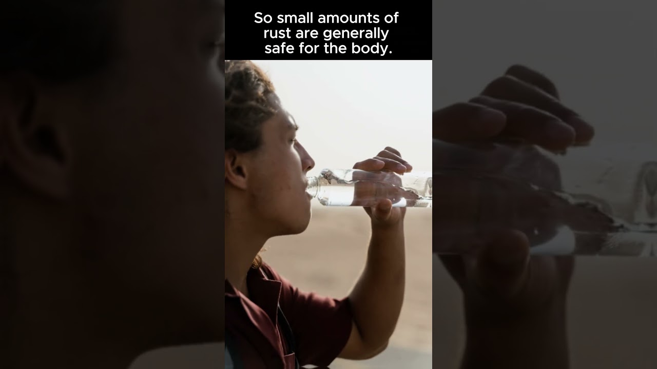 Is it safe to drink water from a rusty kettle?