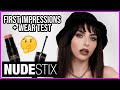 Testing NUDESTIX Makeup! Full Face of FIRST IMPRESSIONS!