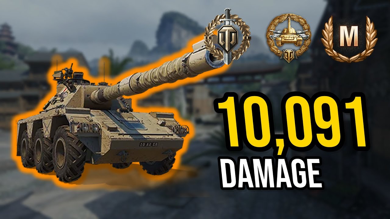 Concept 5 Ace Tanker - 10,091 Damage | WoT