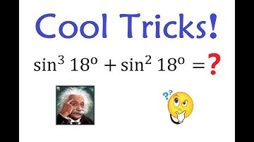 How to Find the Value of the Trigonometric Expression sin^3(18^o)+sin^2(18^o)?