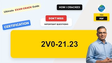 2V0-21.23 Real Exam Questions & Answers | Complete Exam Prep Guide (with practice questions + free