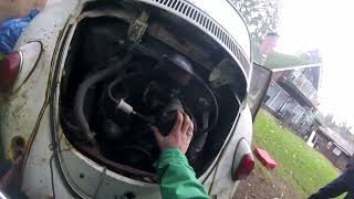 Saving the 67 VW bug part 1 (first look at the situation)