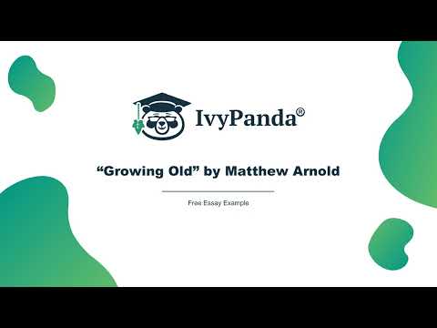 'Growing Old' by