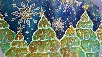 Gilded Pines. 🎄🎄 Wishing you a warm and joyful Christmas. #gildedpinesyetart