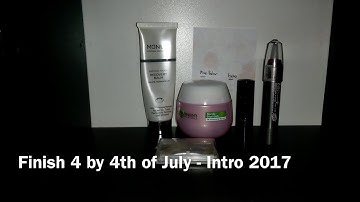 Finish 4 by 4th of July   Intro 2017