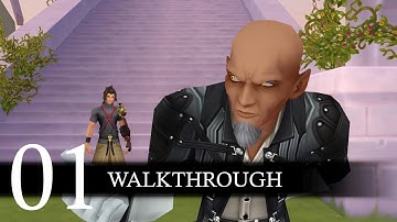 Kingdom Hearts Birth by Sleep Campaign Terra Walkthrough Part 1 Land of Departure (No Commentary)