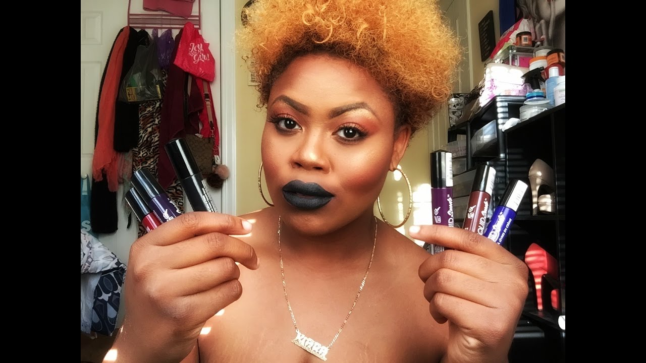 SWATCHES | NYX LIQUID SUEDE LIPSTICKS ON W.O.C.