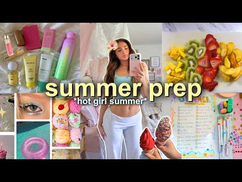 Preparing For The Best Summer Ever 🌈 Vision Boards, Glow Ups & Main Character Energy