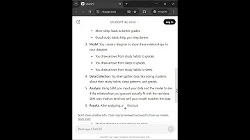 Understanding Structural Equation Modeling using chatGPT  #statistics  #chatgptexamples