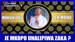 MKOPO UNALIPIWA ZAKA? | MAJIBU YA HAYATI MSGR D. H MBIKU