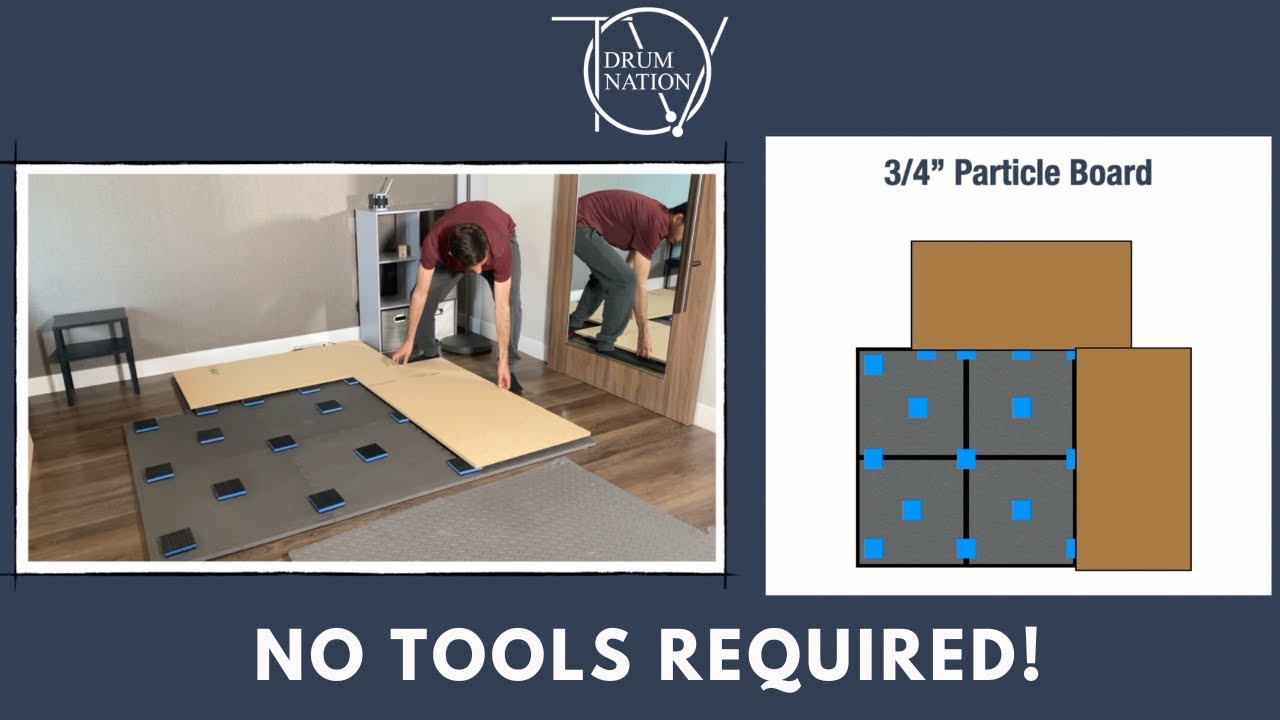 Step-by-Step Guide to Building a Drum Riser with EVA Pads + Sound Isolation Pedal Boards!