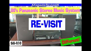 RE-VISIT - 80&#39;s Panasonic SG-X10 Stereo Music System