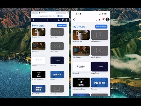 Improved UX of Tribe Social!