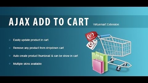 Ajax Drop Down Cart for Virtuemart | Shopping Cart Module - Virtuemart Extensions