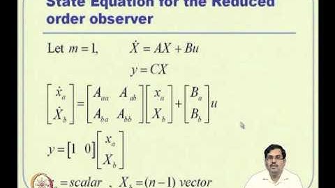 Mod-09 Lec-22 Pole Placement Observer Design