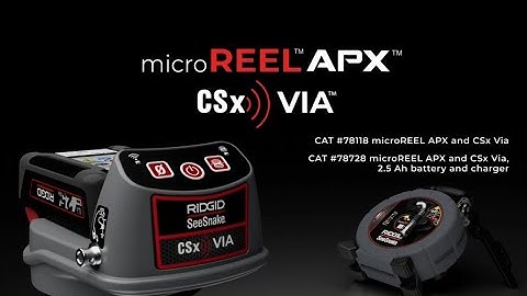 SeeSnake microREEL APX and CSx Via Kit
