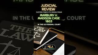 Learn Law: Origin of Judicial Review