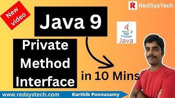 # 212 Java 9 | Private Method Interface | Private Method Interface in Java 9 | RedSysTech