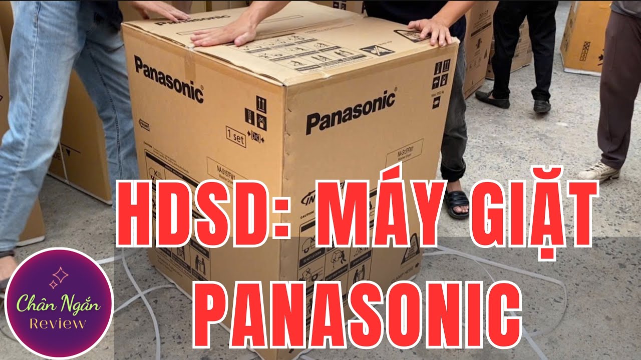 Hướng Dẫn Sử Dụng Máy Giặt Panasonic Cửa Ngang Chi Tiết Từ A–Z | Chân Ngắn RV