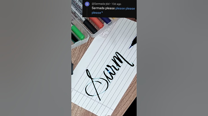 #calligraphy #Sarmada it's for u 🌹#namewriting