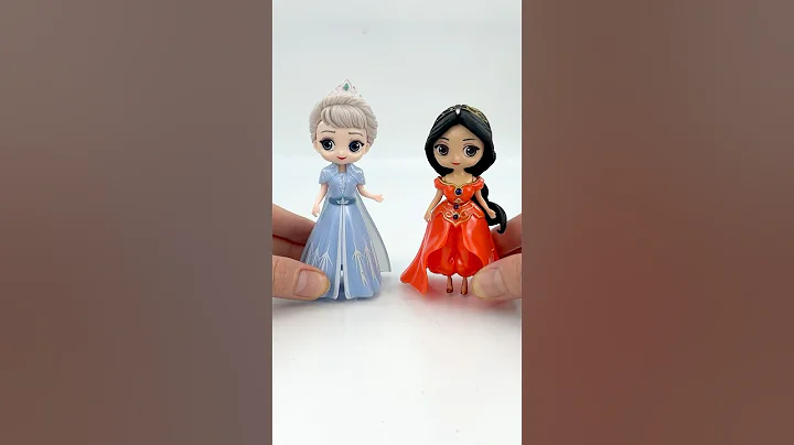 Satisfying with Unboxing & Review Disney Princess Frozen ELSA & Jasmine Toys! ASMR #disney thumbnail