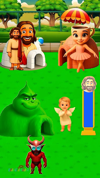 Who Will Little_Angel Choose‼️😱Jesus the Devil⁉️#shorts #biblequiz #usa #english #trendingshorts