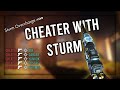 Cheater Uses Unlimited Sturm Perk and Abilities But Still Can't Win.