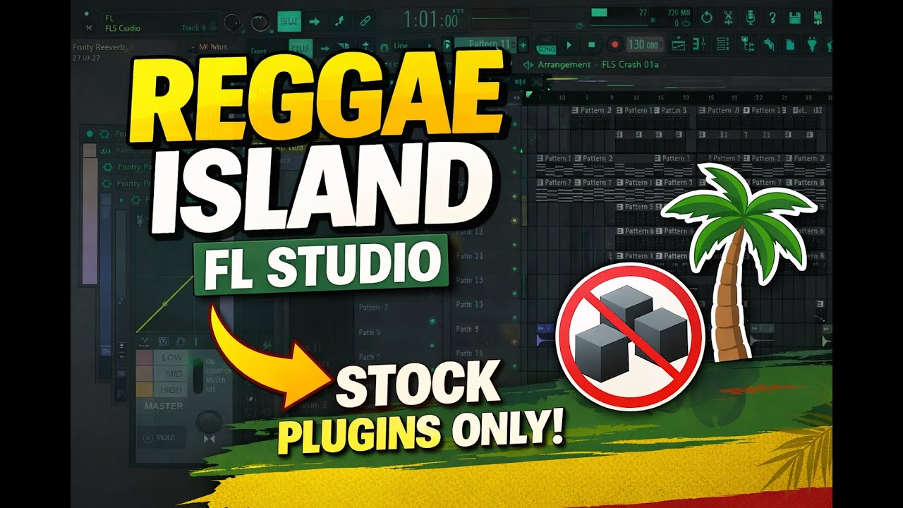 How to Make a Reggae Island🌴 Beat in FL Studio | Stock Plugins Only ...