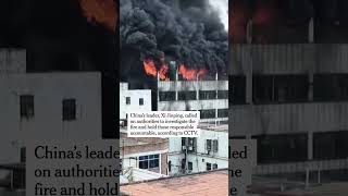 Factory Fire in China Kills at Least 28 People, Chinese State Media Says