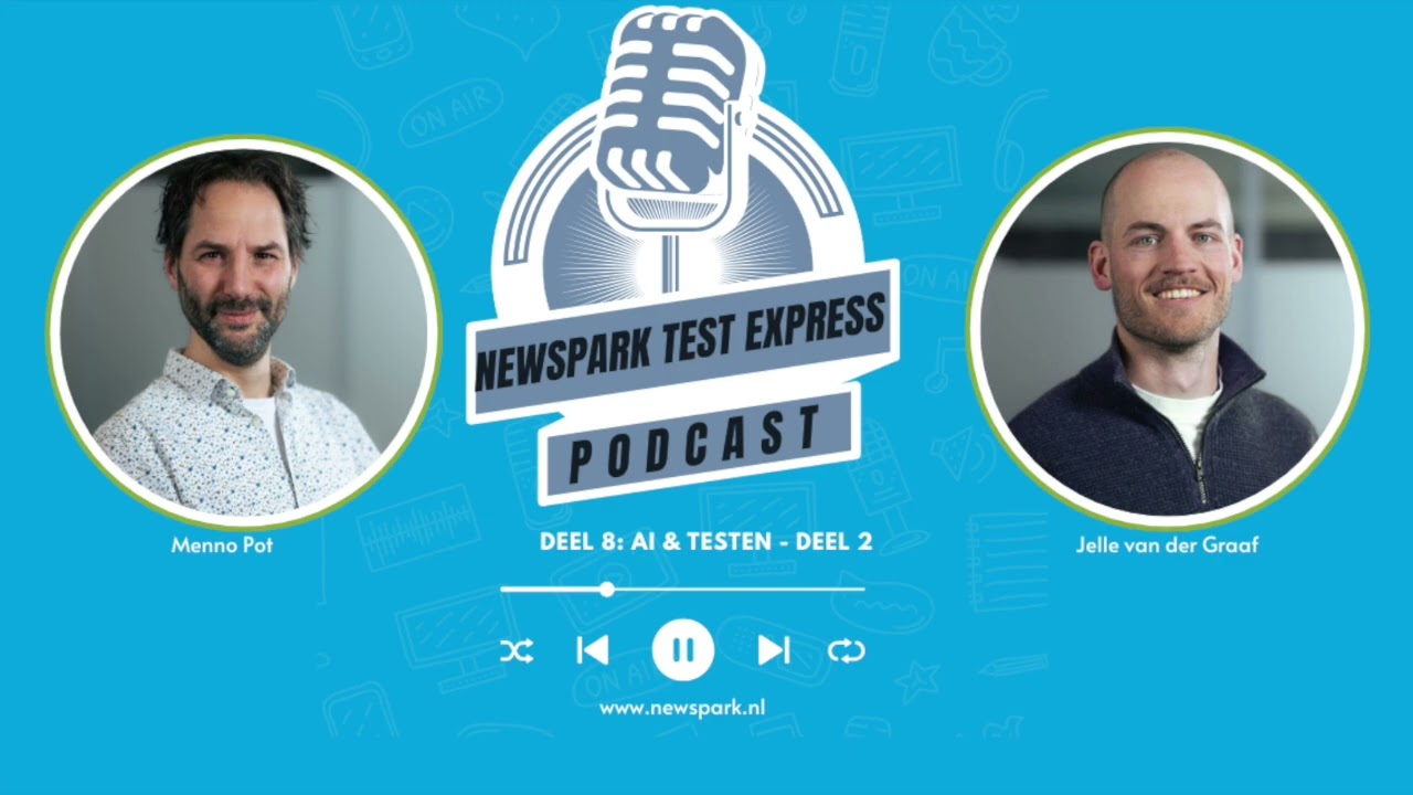 Newspark Test express podcast 8: AI & testen (deel 2)