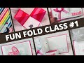 Fun folds class 1 with ronda wade using stampin up products