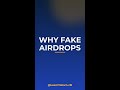 Why Fake Airdrops Drain Your Wallet 💀 #Shorts