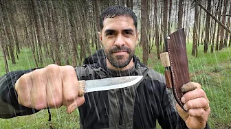 Heavy Rain Bushcraft Tips: How I Start Fire in the Rain with Nothing but my Knife & Firesteel