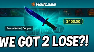 HELLCASE CASE BATTLE WE GOT 2 LOSE  - HELLCASE PROMO CODE 2025